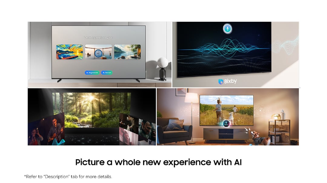 Samsung 65" QN80H NEO QLED 4K Mini LED Smart AI TV 2026 QA65QN80HAWXXY