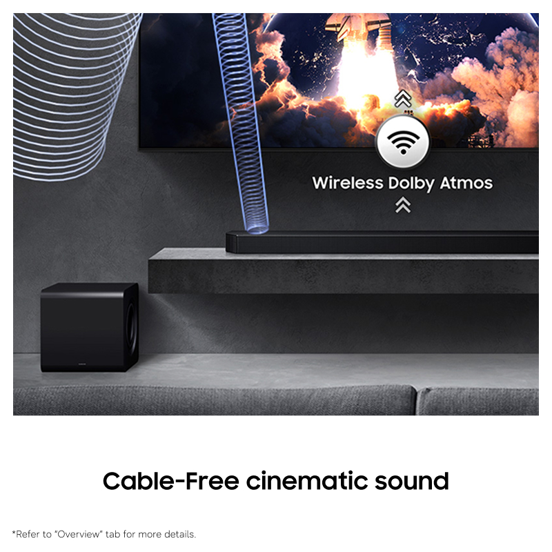 Samsung Q-series Soundbar HW-Q800H 5.1.2 ch Subwoofer (2026) HW-Q800H/XY