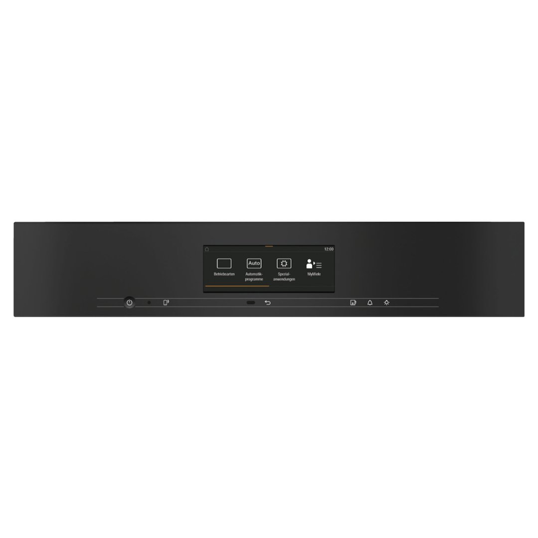 Miele 45cm Plumbed-In Compact Combination Steam Oven with HydroClean Self-Cleaning Function Obsidian Black DGC7845HCPROOBSW