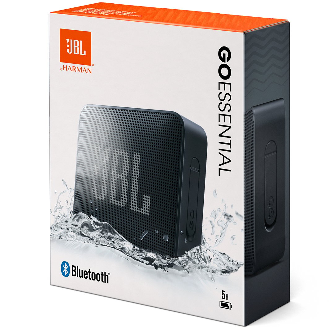 JBL Go Essential Portable Waterproof Speaker - Black JBLGOESBLK