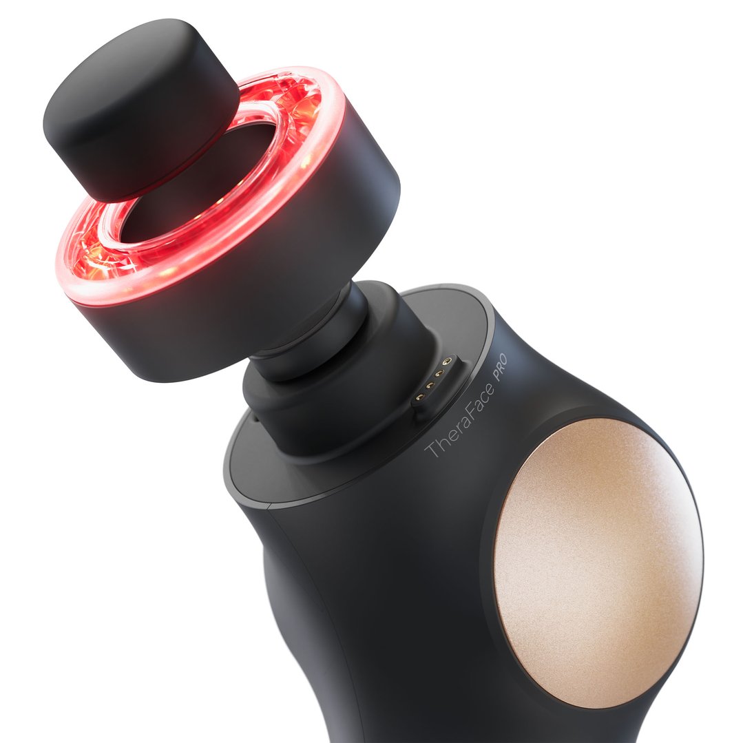 Therabody TheraFace PRO – All-In-One Skincare Device With 8 Clinically-Proven Treatments (Black) TF03582-01