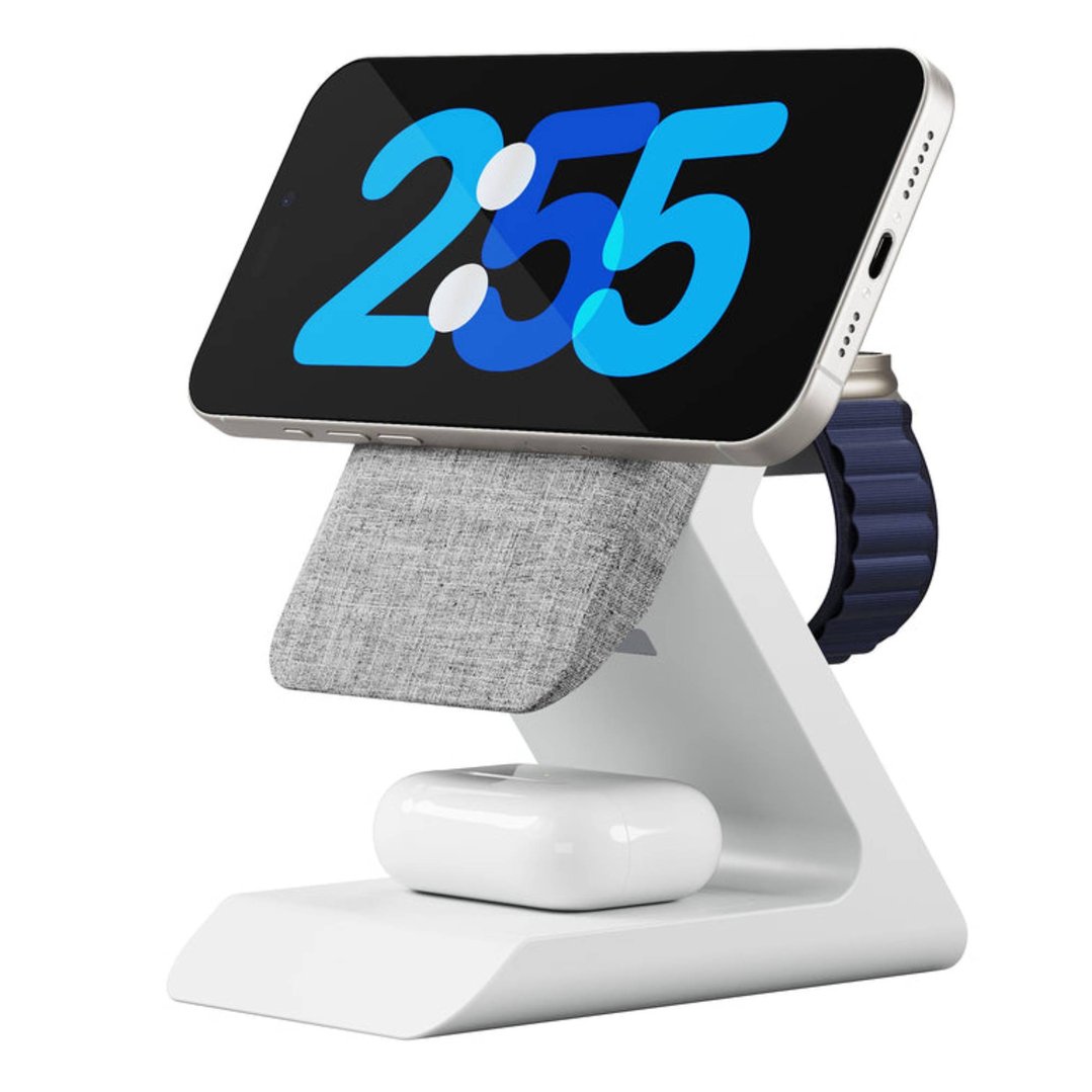 Journey Summit 3in1 Qi2 Charger White JWCS31WH