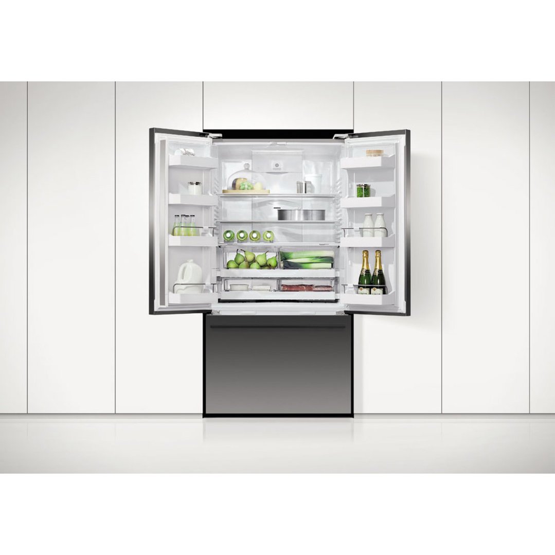 Fisher & Paykel 569L Series 7 French Door Refrigerator Freezer, Ice & Water RF610ADUB5