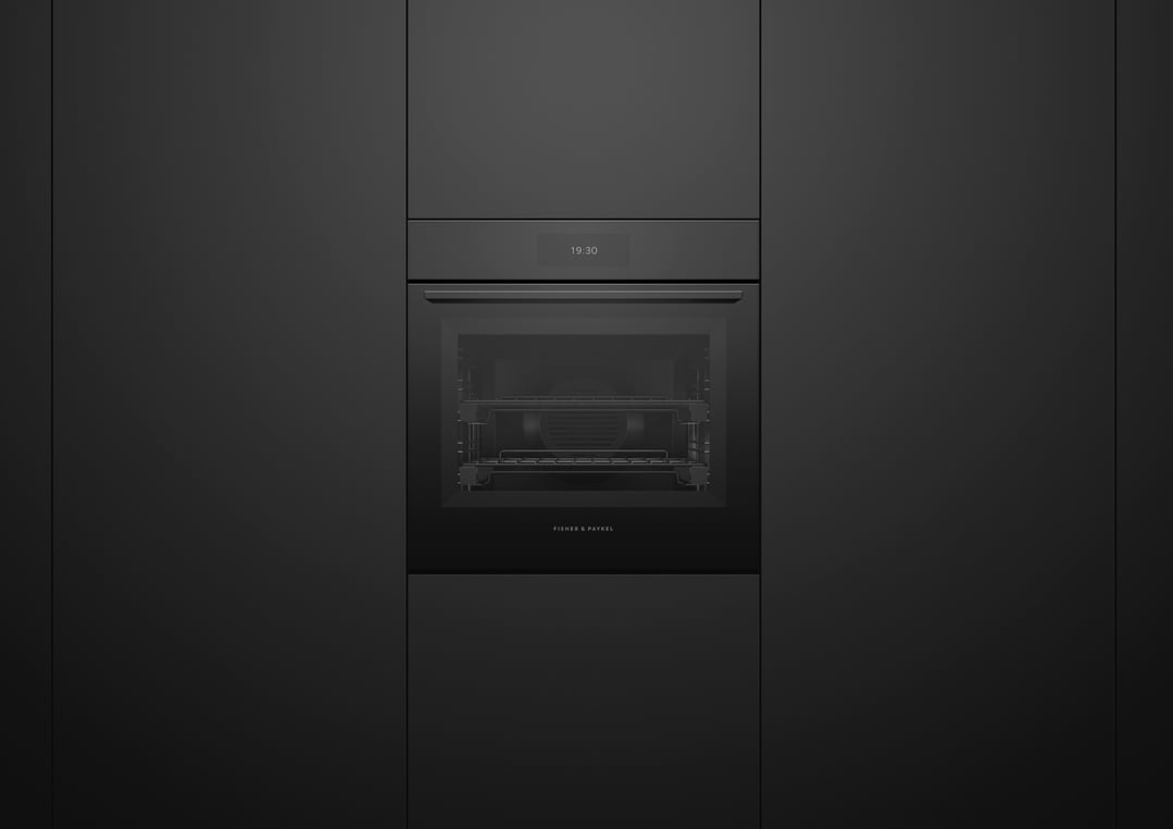 Fisher & Paykel 60cm Minimal Combi-Steam Oven, Black OS60SAMHUB5