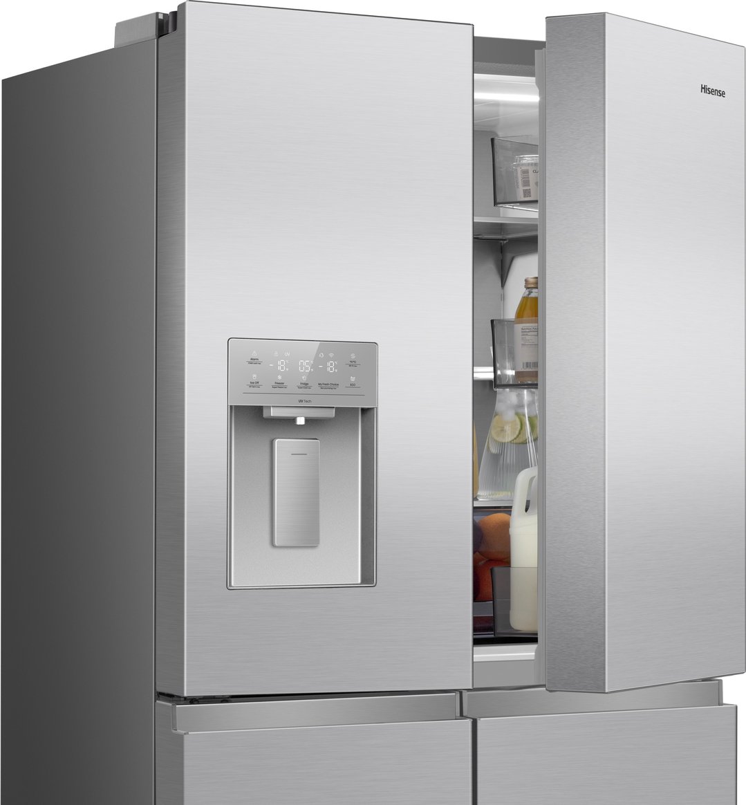 Hisense 640L PureFlex French Door - Stainless Steel HRCD640TSW