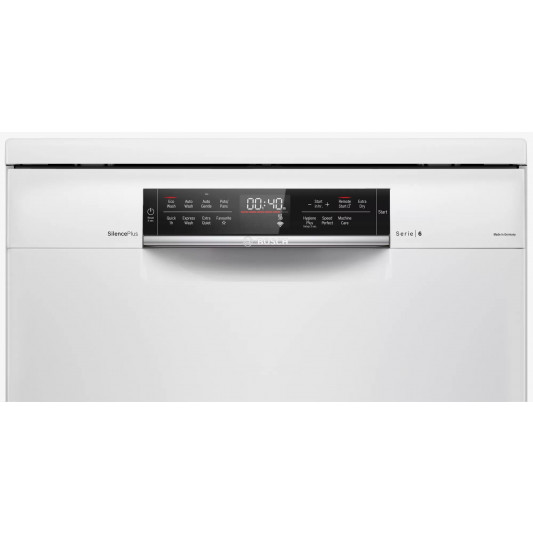 Bosch Series 6 60cm Freestanding Dishwasher - White SMS6HCW01A
