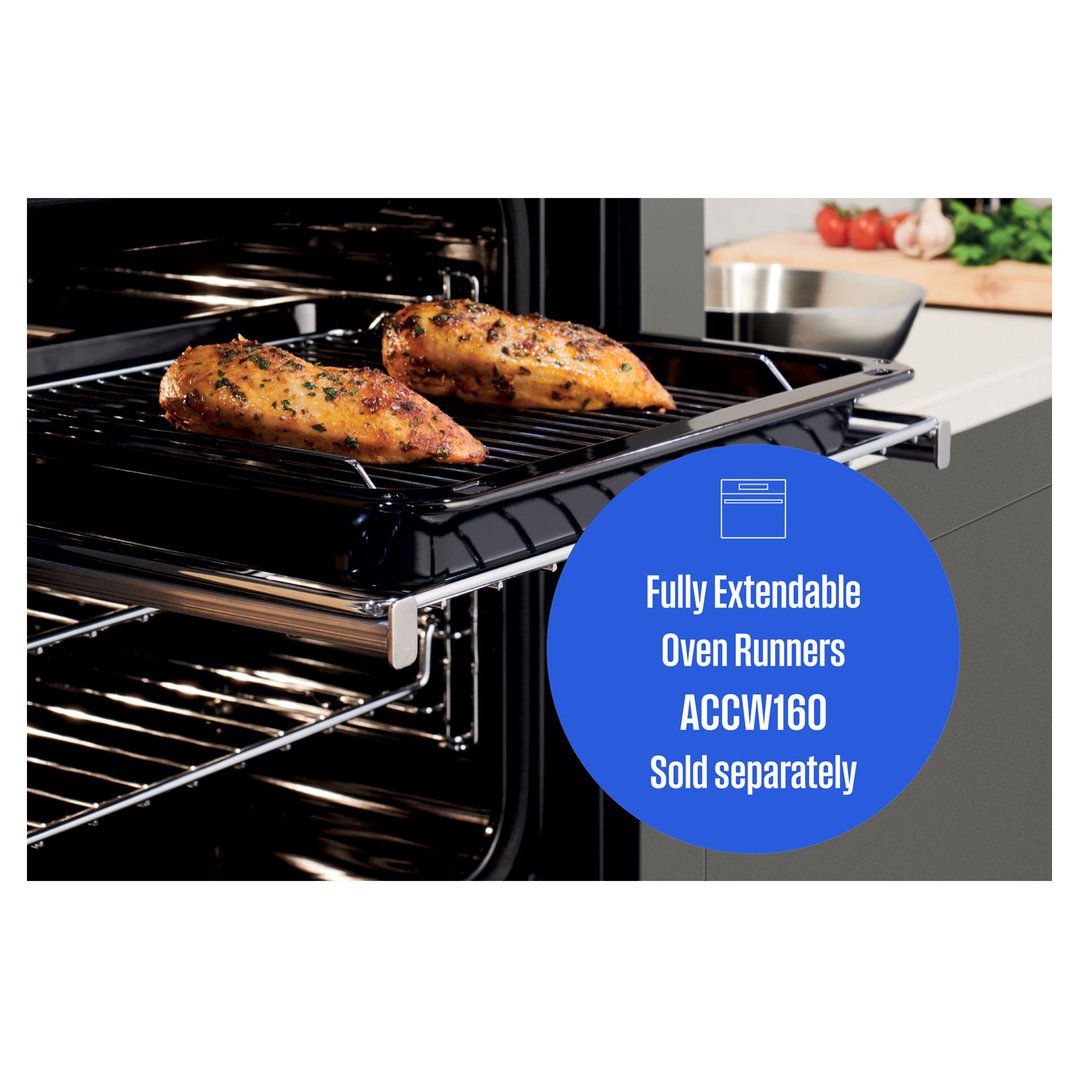 Westinghouse 60cm Multi-function 5 Oven with Separate Grill WVE6565WD