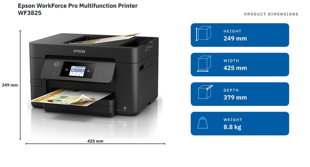 Epson WorkForce Pro Multifunction Printer WF3825