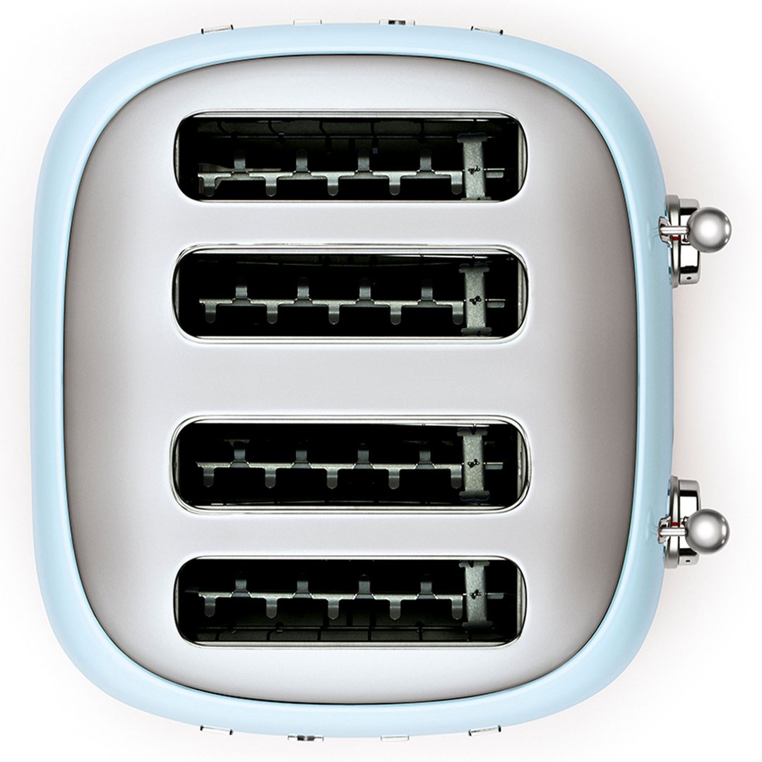 Smeg 50's Style 4 Slice Toaster Pastel Blue TSF03PBAU