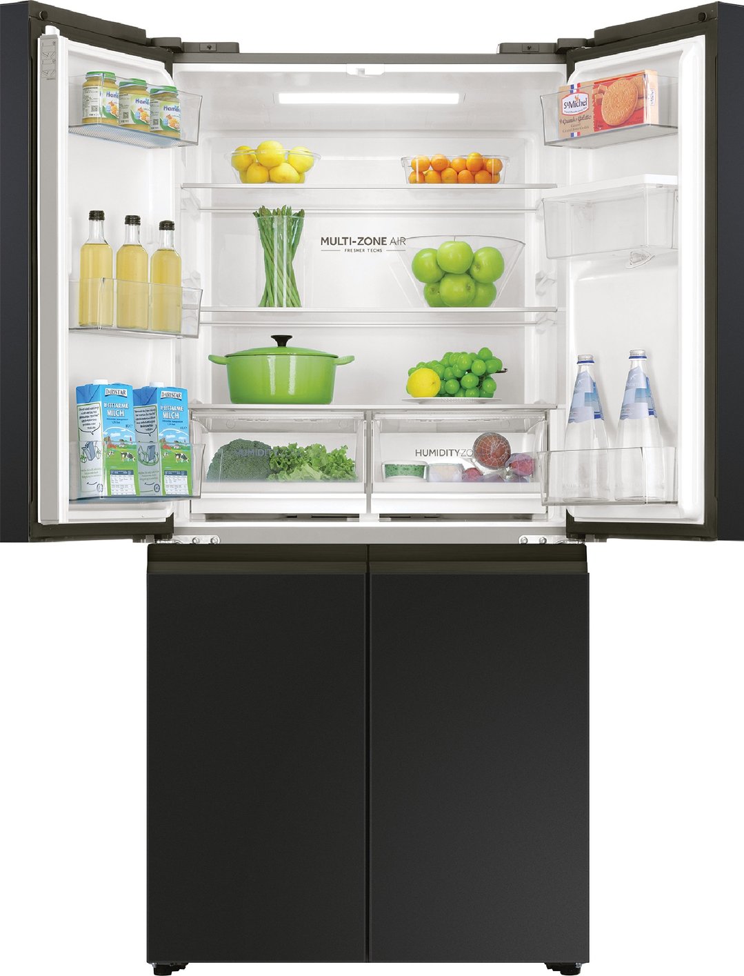 Haier Quad Door Refrigerator Freezer, 508L, Water HRF580YHC
