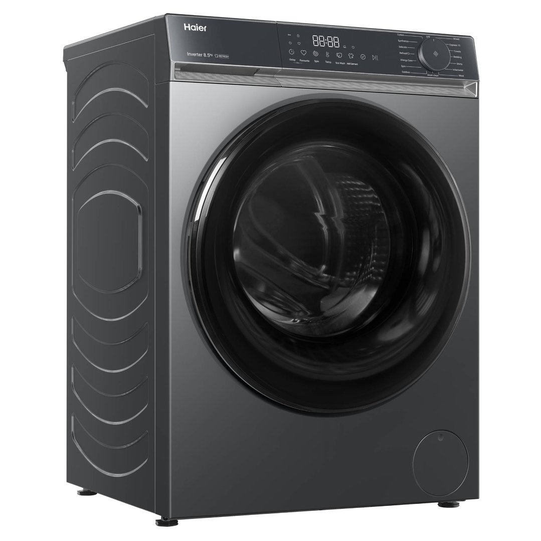 Haier 8.5kg 300 Series Front Load Washing Machine - Black HWF85KB1