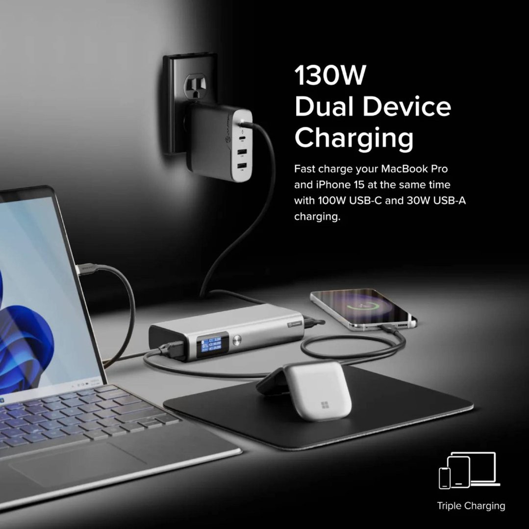 Alogic Ruck 20000mAh Power Bank with 130W USB Charging R20KPB130W