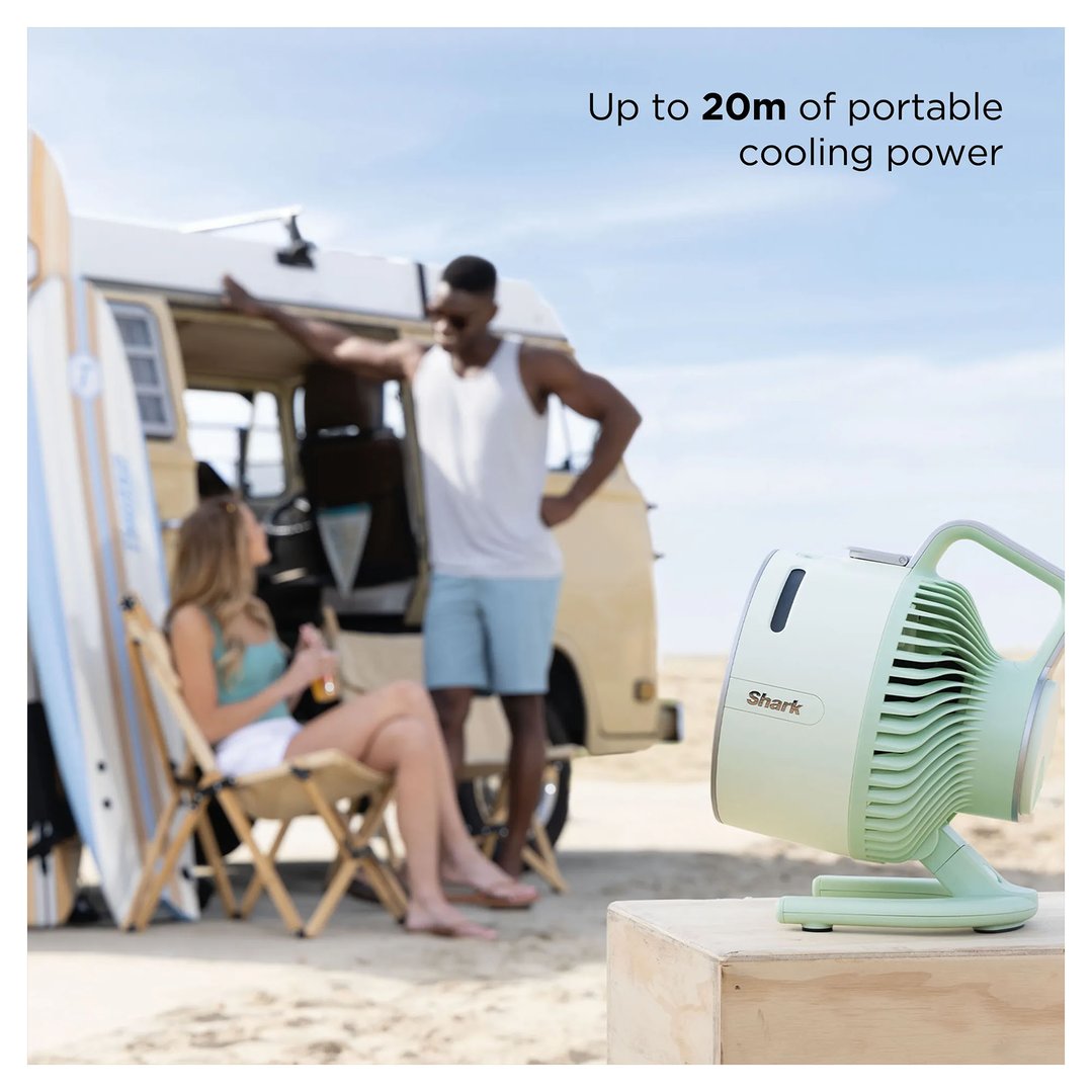 Shark FlexBreeze HydroGo Misting Portable Fan - Honey Dew FA052QGN