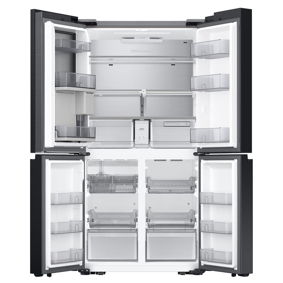 Samsung 646L Bespoke 4-Door French Door Refrigerator Beverage Centre - Black SRFX9400BG