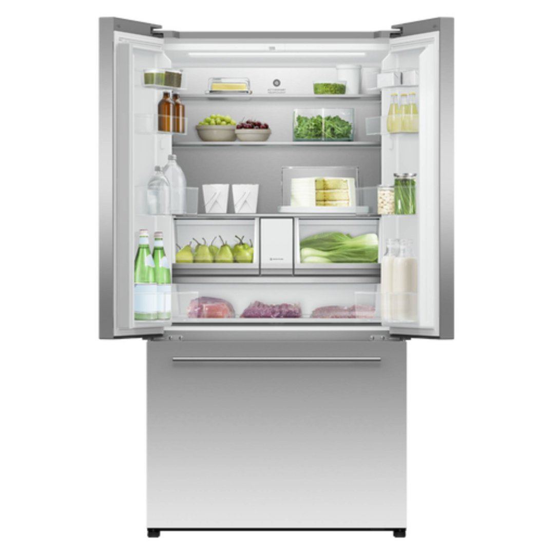 Fisher & Paykel 612L Series 7 French Door Refrigerator Freezer, Ice & Water, Stainless Steel RF600ADUX1