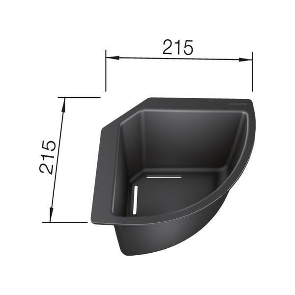Blanco Corner Caddy BCNRCADP