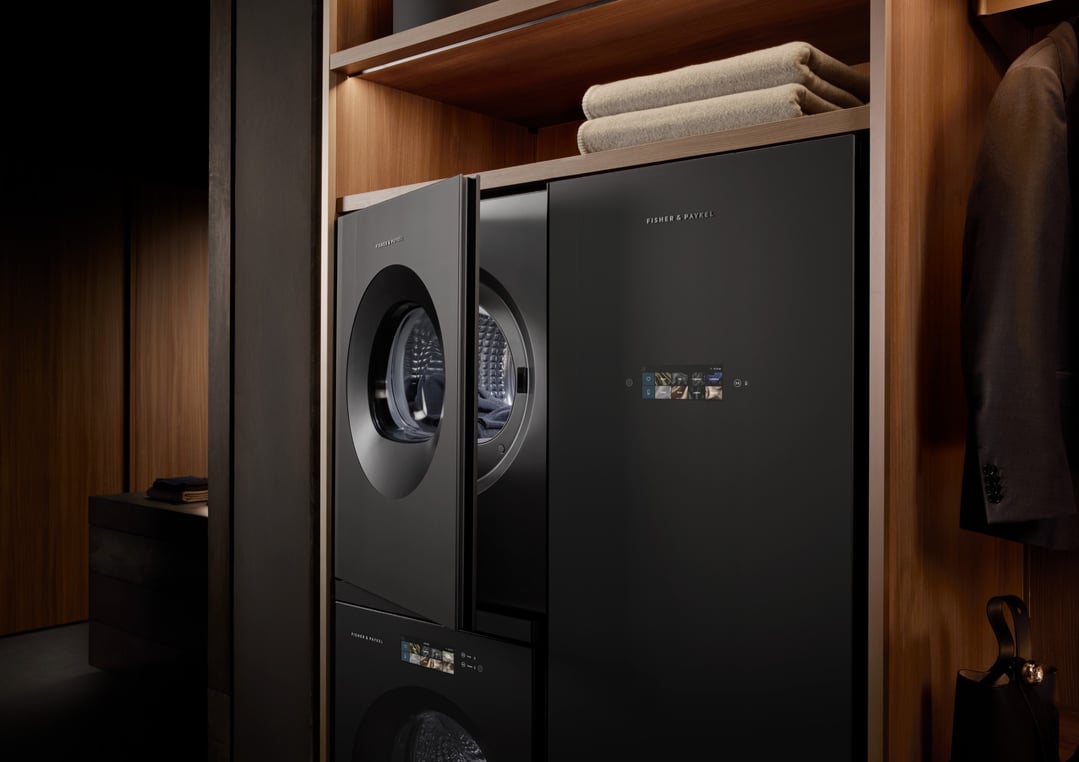 Fisher & Paykel 10kg Series 11, Minimal Display-free Heat Pump Dryer, Woolmark Blue, Grey Glass DH1060YLZB5