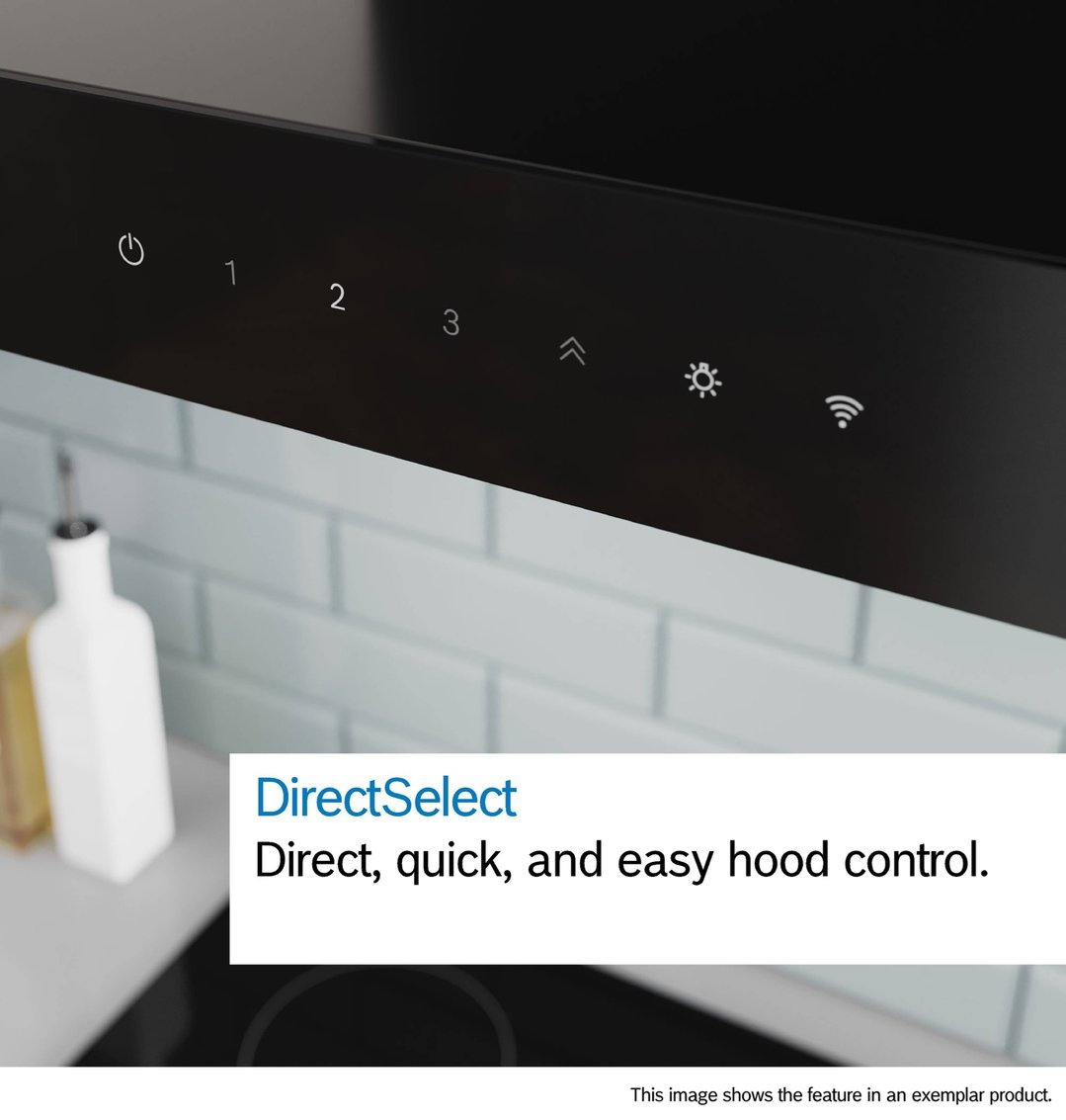 Bosch Series 6, 90cm Wall-Mounted Canopy Rangehood, Matte Black DWB97DN65A