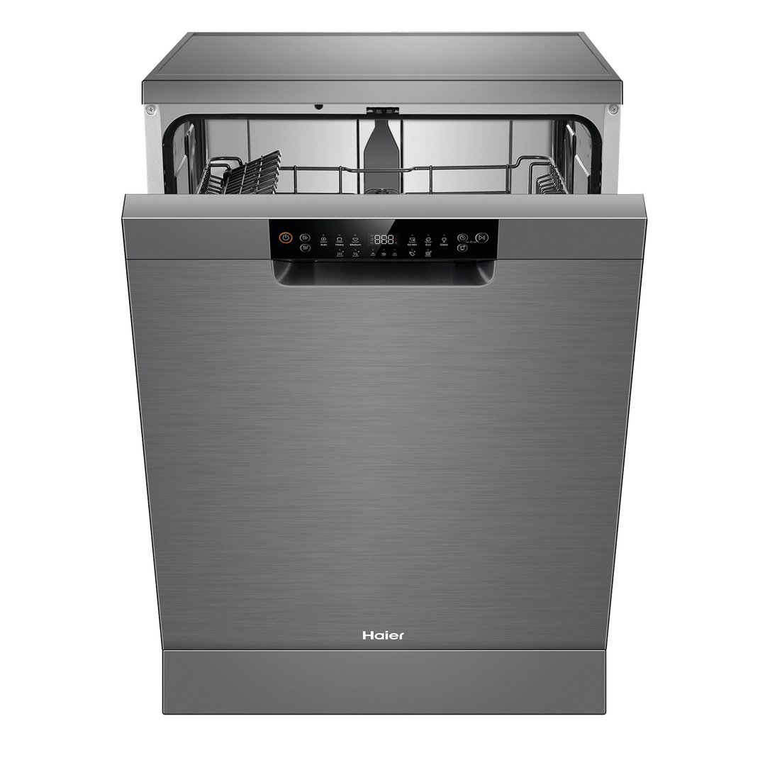 Haier 15 PL Freestanding Dishwasher - Satina HDW15F2S1