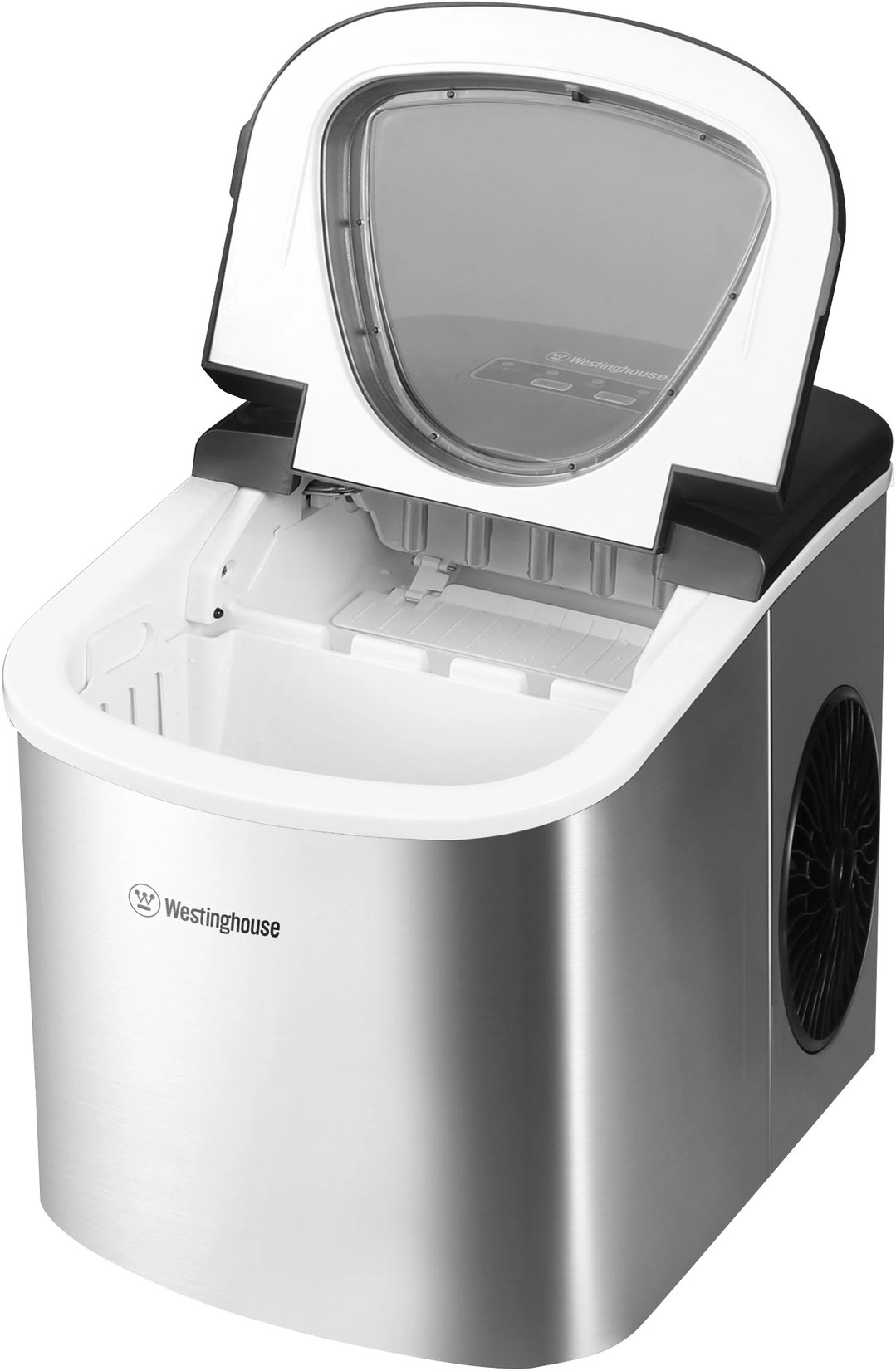 Westinghouse Ice Maker 12kg, 1.3L Portable Stainless Steel Countertop Machine WHIM01SS