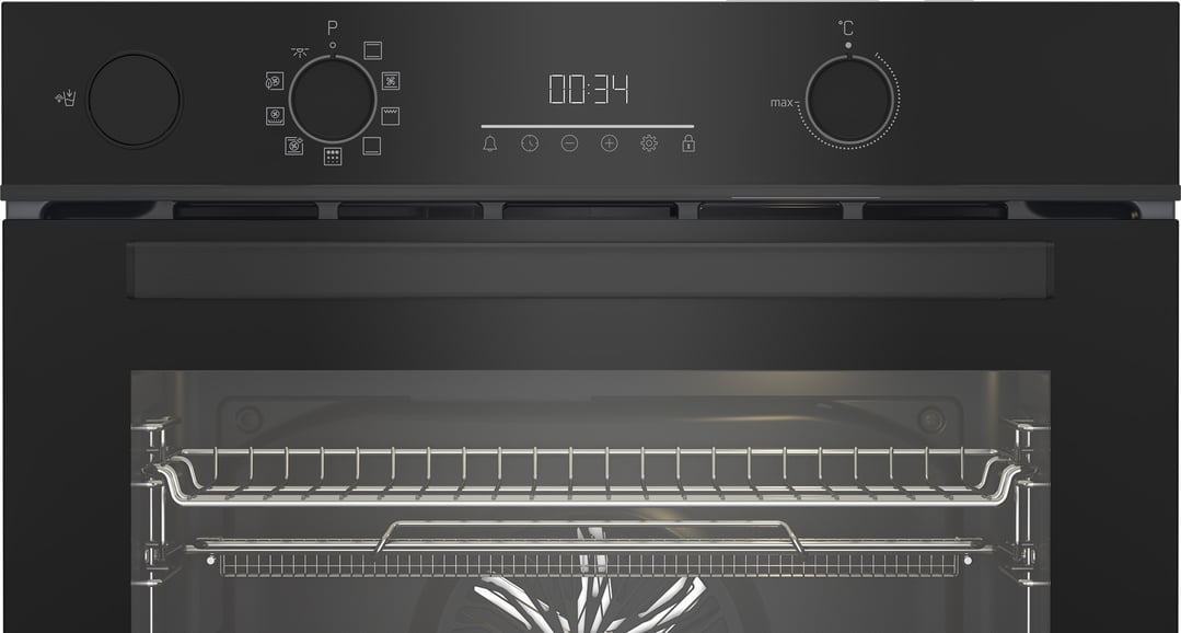 Beko 60cm SteamAssist & Pyrolytic Cleaning Built-In Oven BBO6851PSDX