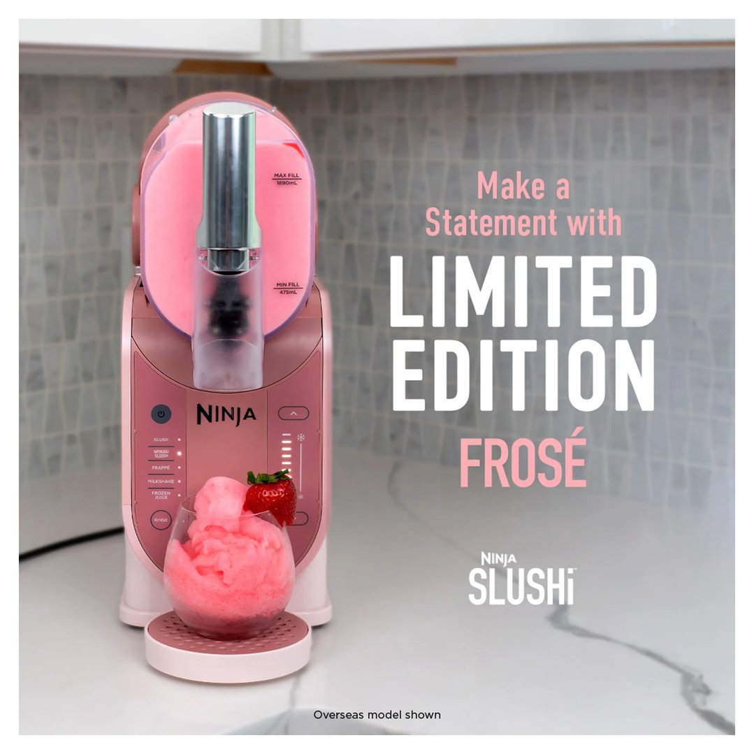 Ninja SLUSHi Professional Frozen Drink Maker - Limited Edition Frosé FS302PK