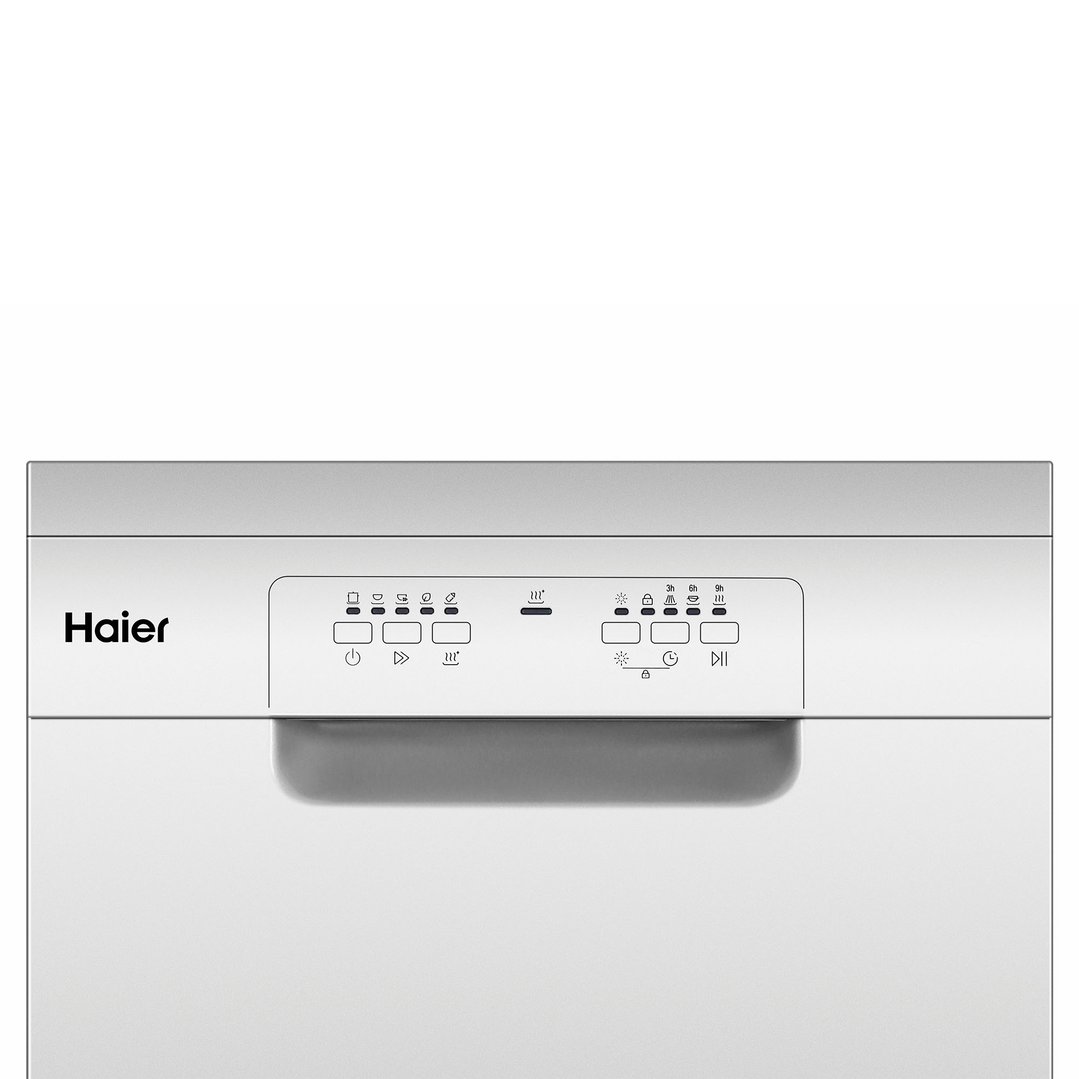 Haier 45cm Compact Freestanding Dishwasher - Silver HDW10F1S1