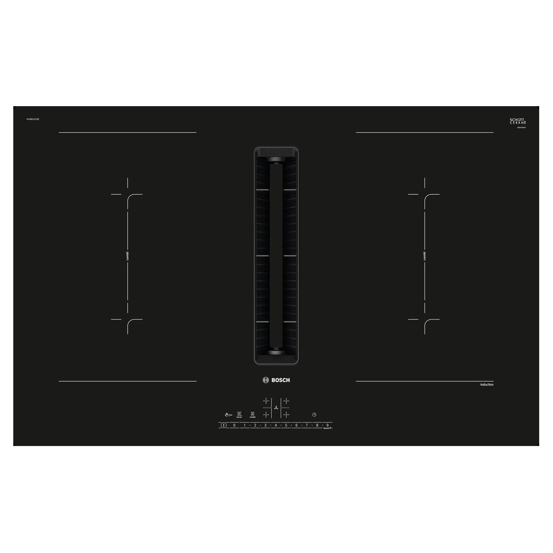 Bosch Serie - 6 2-in-1 cooktop with integrated ventilation 80 cm PVQ811F15E