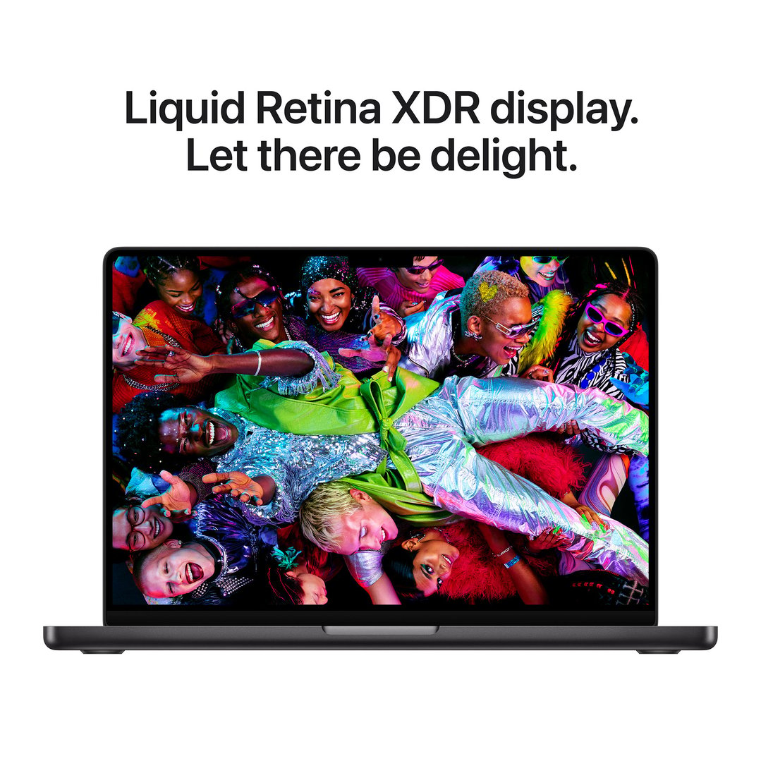 Apple 14" MacBook Pro M5 chip with 10‑core CPU and 10‑core GPU, 32GB, 1TB SSD - Space Black MJ3D4X/A
