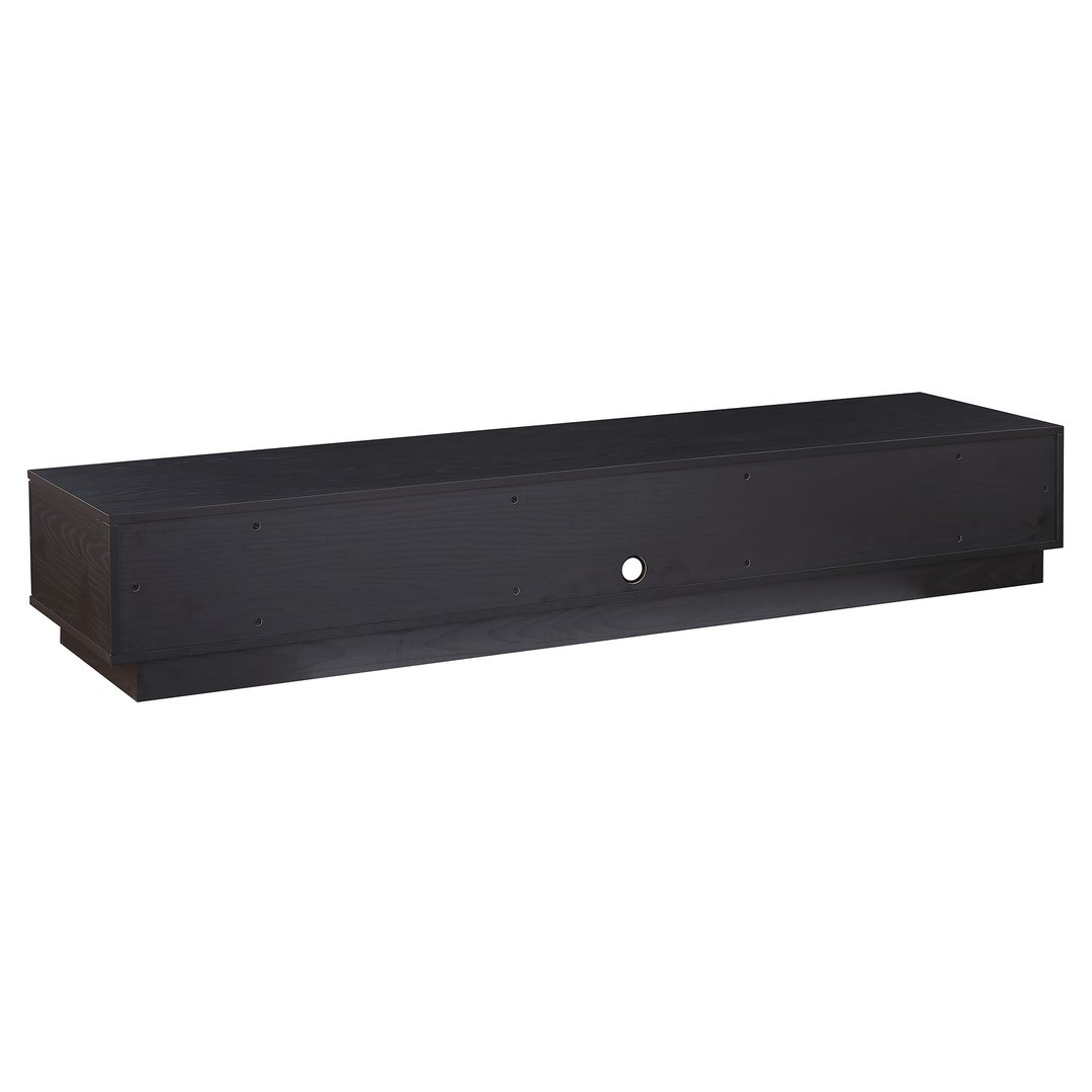 Tauris Rio 2200mm Low Line TV Cabinet - Black Oak RIO2200LLBO