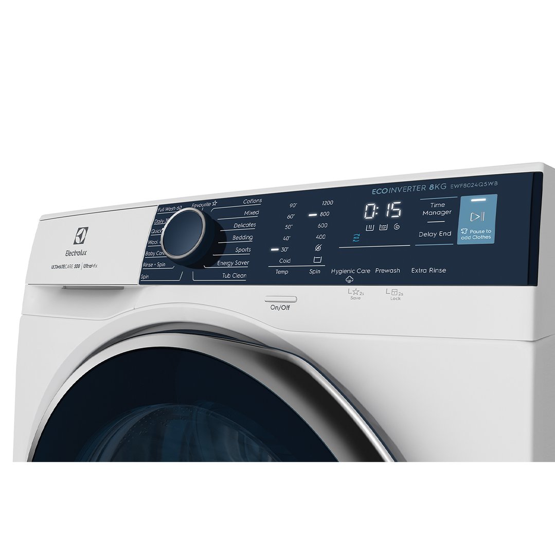 Electrolux 8kg UltimateCare 500 front load washer with UltraMix EWF8024Q5WB