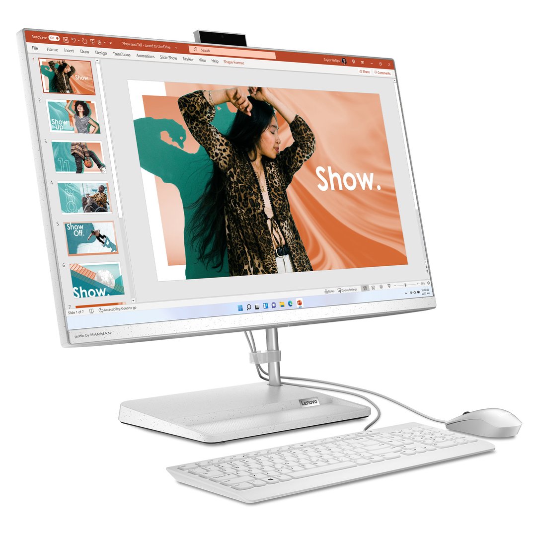Lenovo AIO 3 27ALC6 All-in-One PC - AMD Ryzen 7, 16GB RAM, 1TB SSD