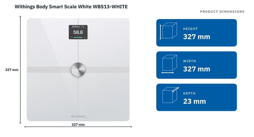 Withings Body Smart Scale White WBS13-WHITE