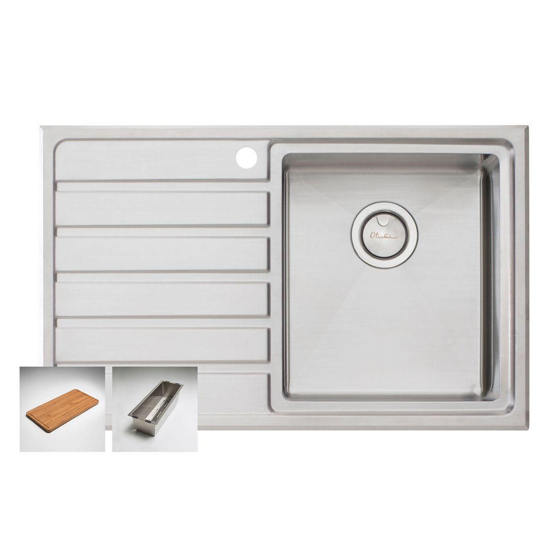 Oliveri Apollo Single Bowl Inset Right-Hand AP1422