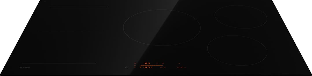 ASKO 90cm 5 Zone Series 5 Induction Cooktop - Black Glass Ceramic HI5952FBG1