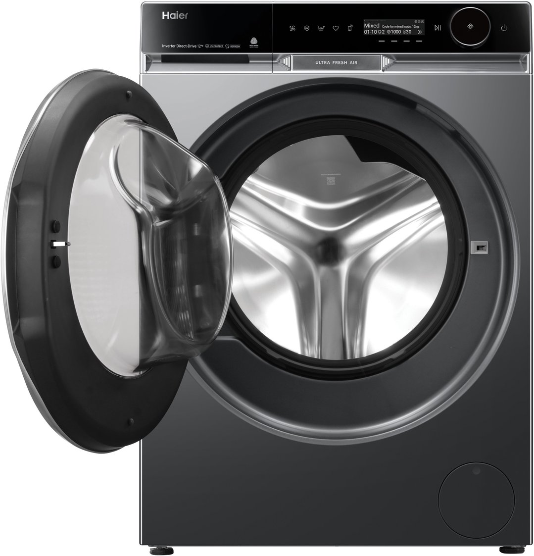 Haier 12kg 600 Series Dark Front Load Washing Machine HWF12PXB1
