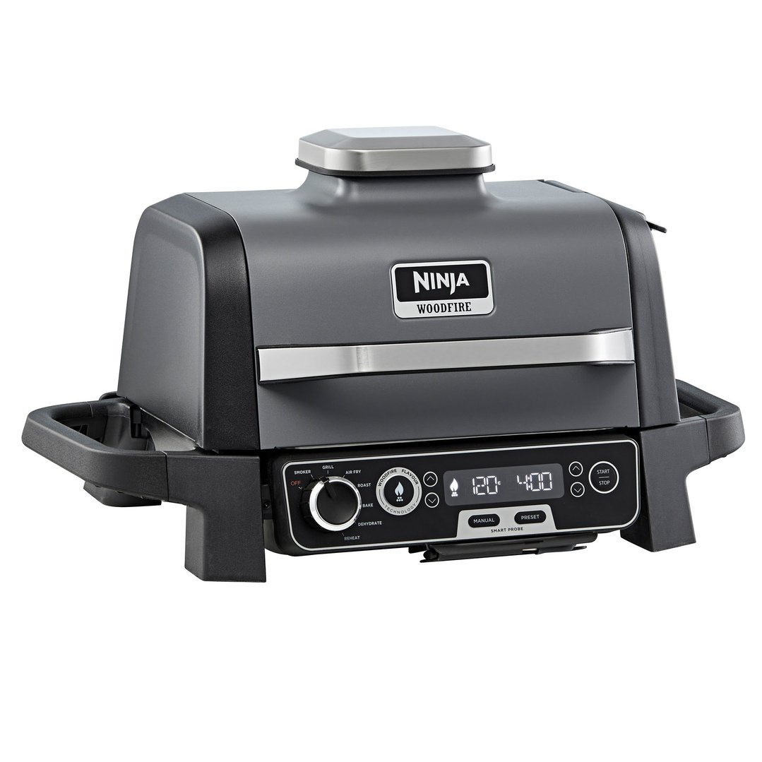 Ninja Outdoor Woodfire Electric BBQ Grill & Smoker with Smart Probe OG751