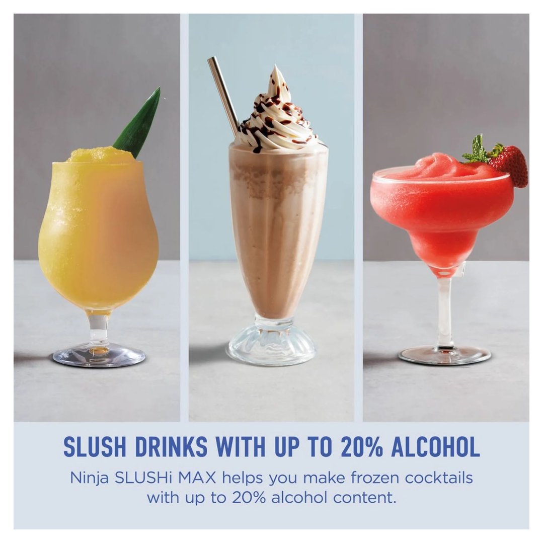 Ninja SLUSHi Max Smart Frozen Drink Maker FS605BL