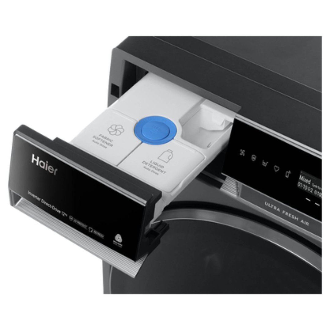 Haier 12kg 600 Series Front Loader Washing Machine Dark HWF12PXB2