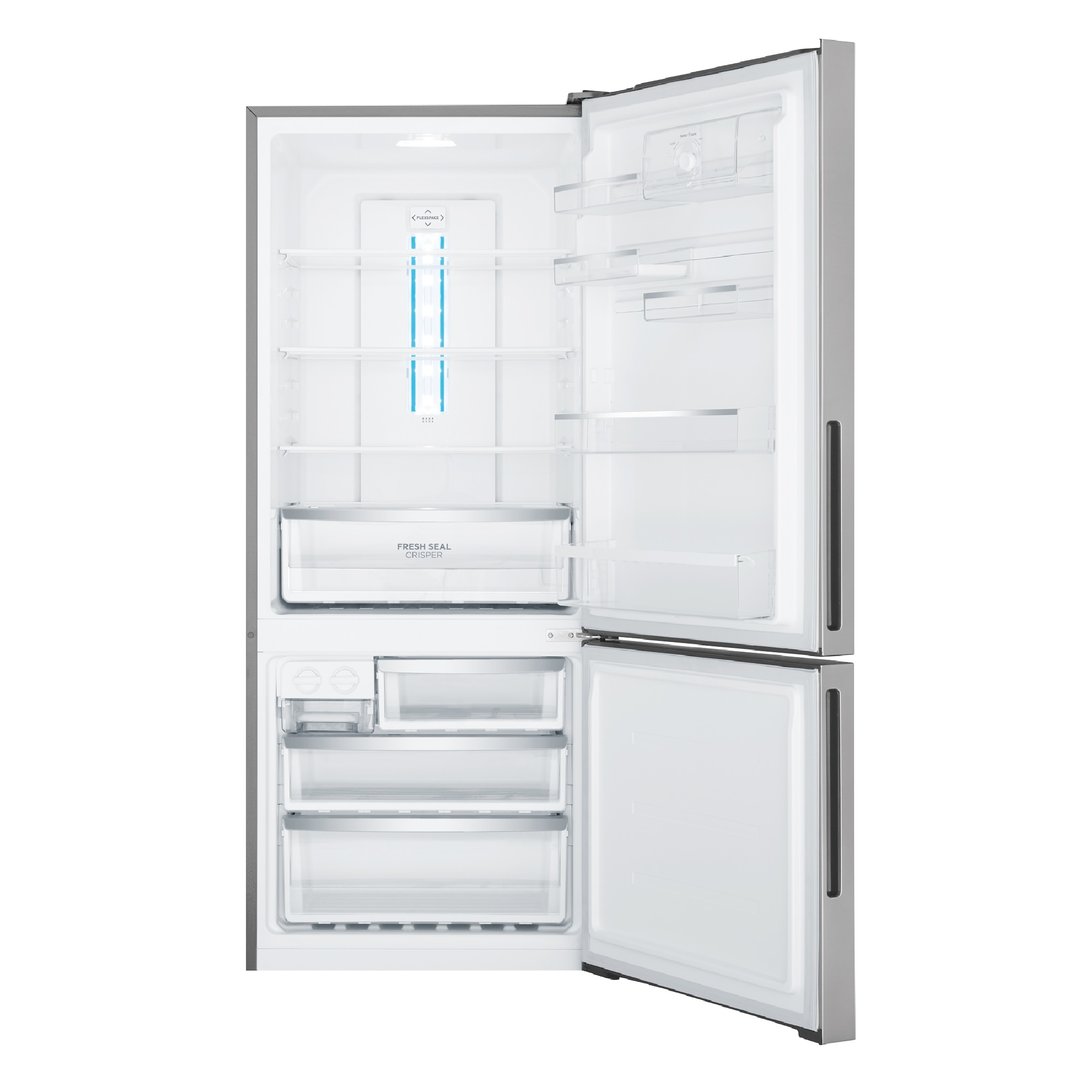 Westinghouse 425L Bottom Mount Fridge Silver Right Hinged WBE4302ACR