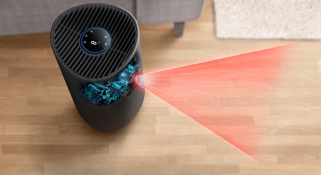 Philips 1000i Series Air Purifier, Black AC1715/71