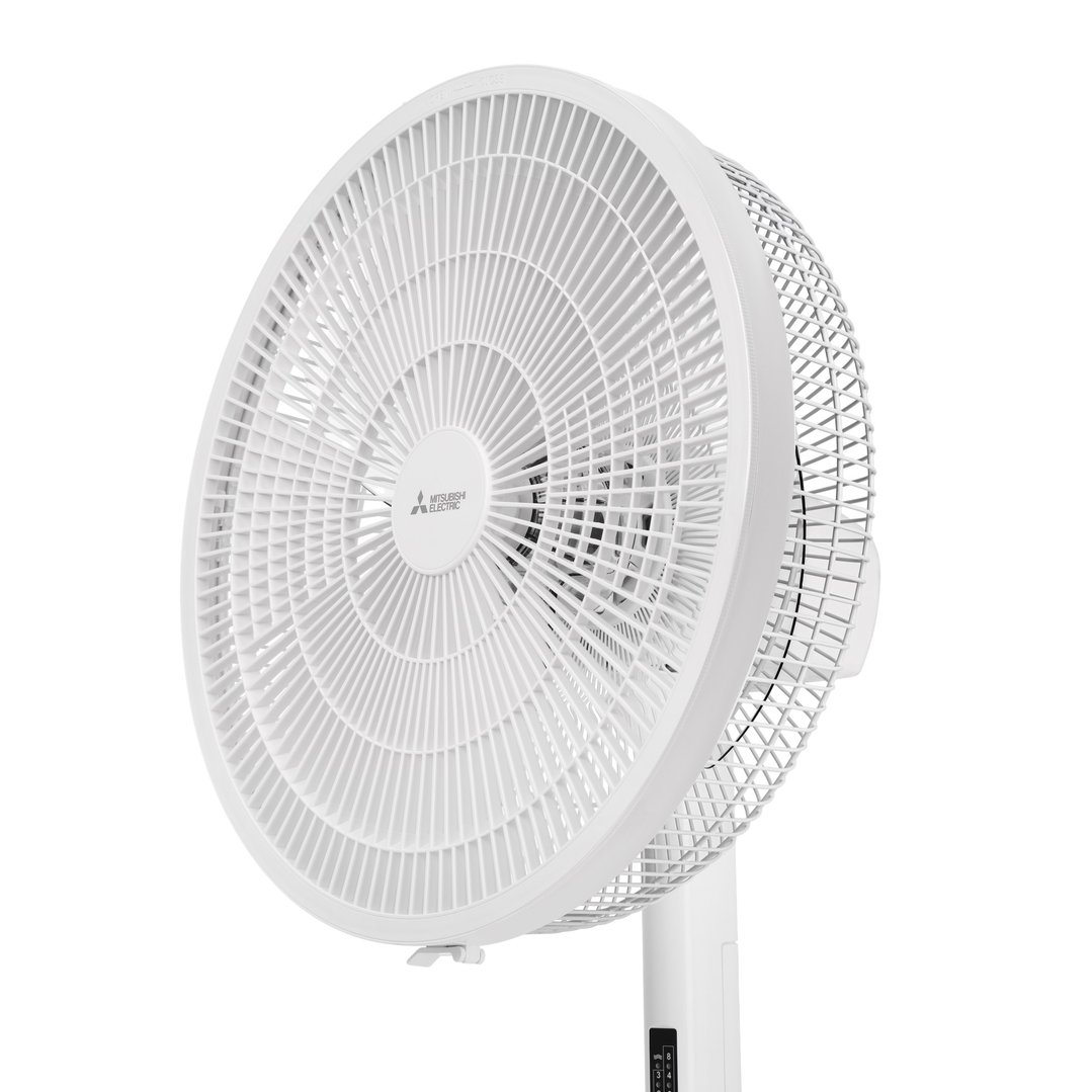 Mitsubishi Electric 40cm Pedestal Fan White LV16AS-RC-PWH