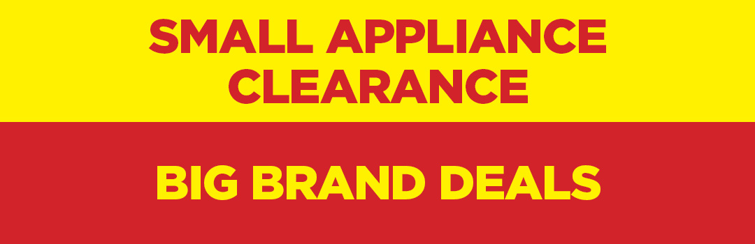 Small Appliance Clearance