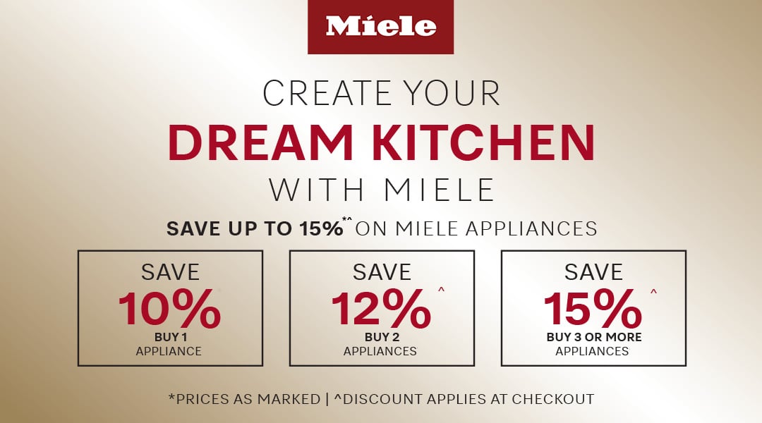 Miele Gold Kitchen Appliance Promotion