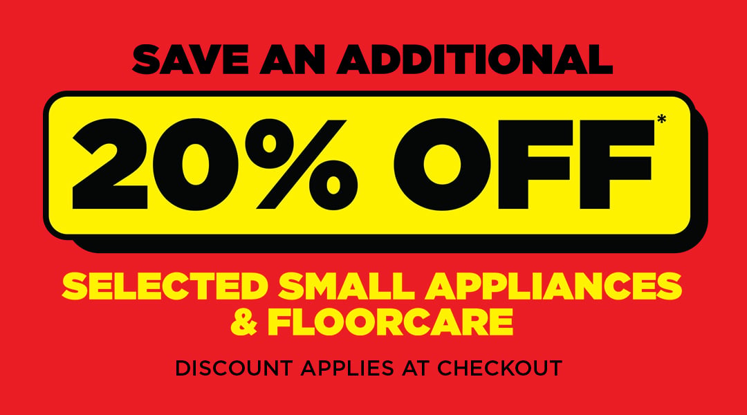 Save an additional 20% on selected smalls & FC