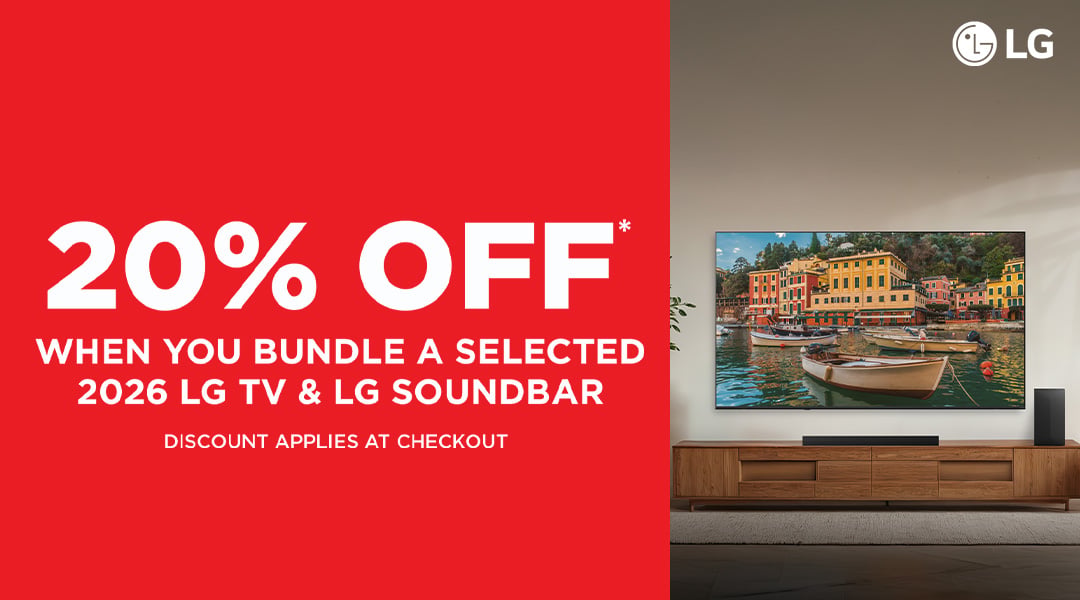 20% OFF LG TV & Soundbar Bundle