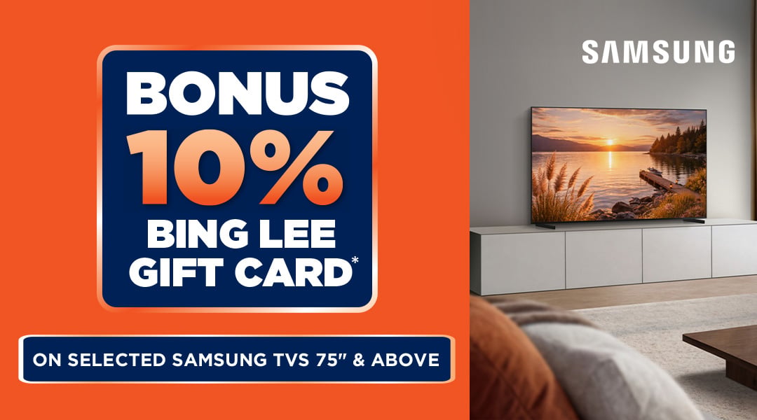 Bonus GC on Bulky Items - Samsung TVs