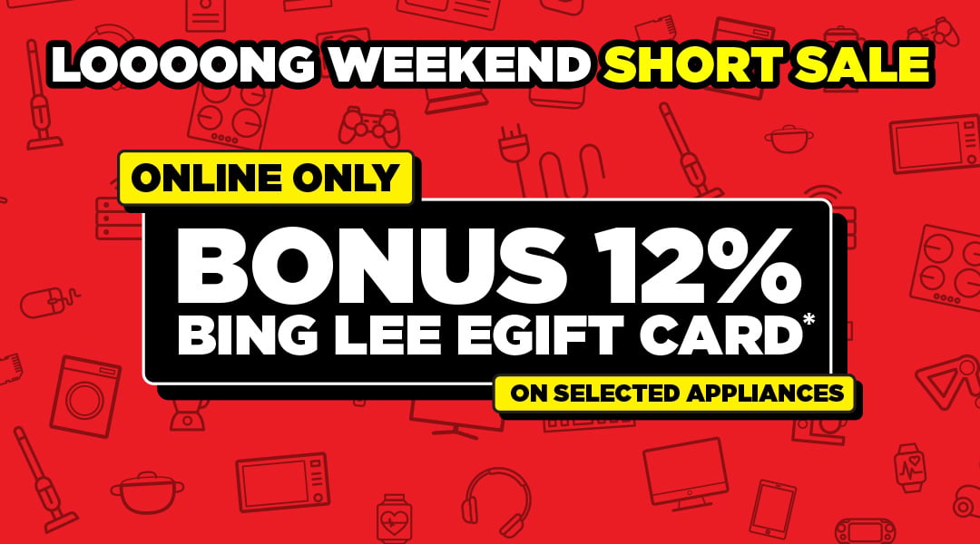 Long Weekend Sale + Bonus 12% BL eGC