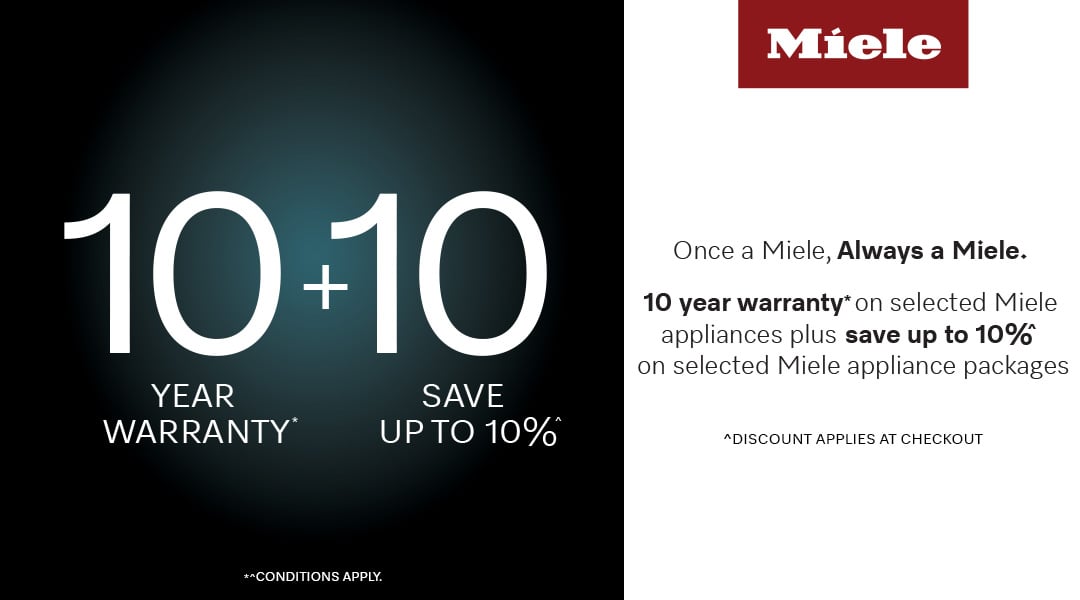 Miele 10 Year Warranty + Save up to 10%