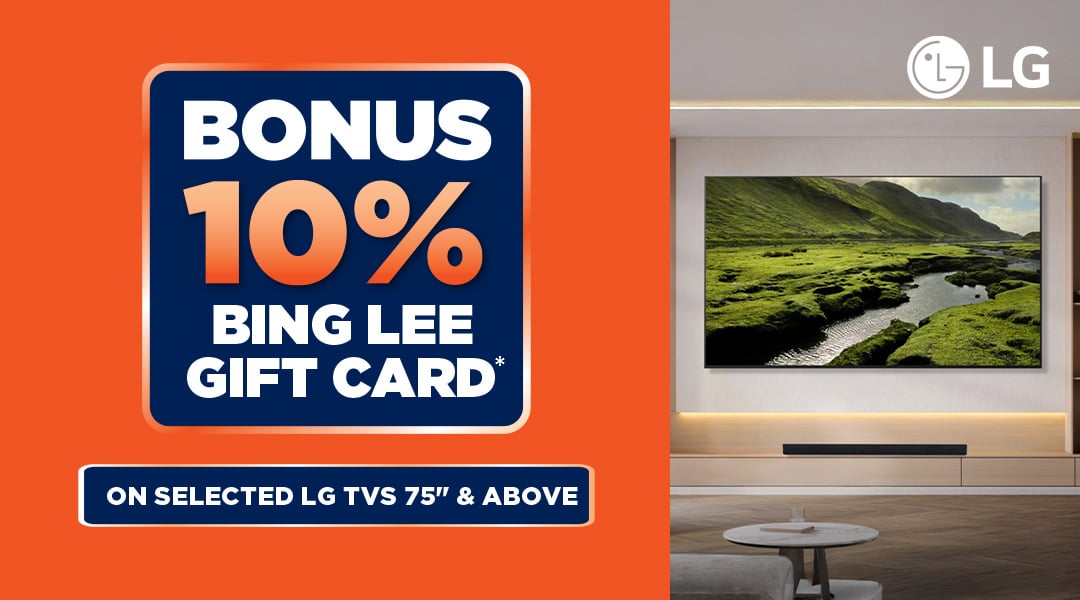 Bonus GC on Bulky Items - LG TV